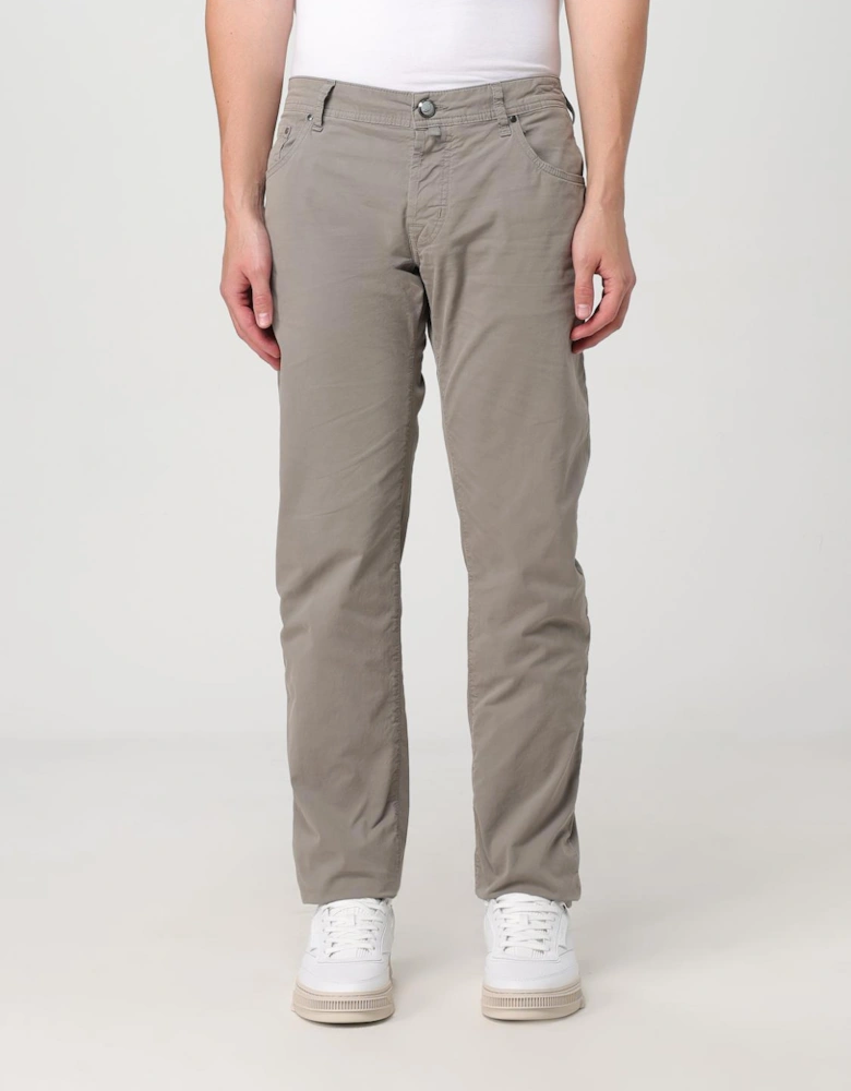 Casual Stretch Cotton Pants