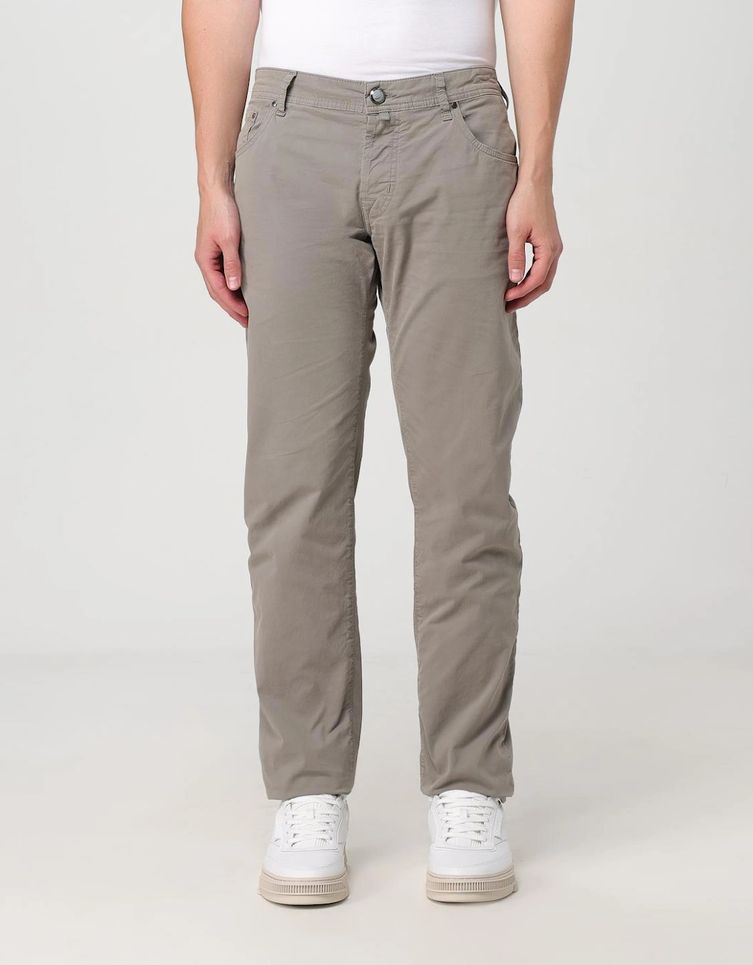 Casual Stretch Cotton Pants
