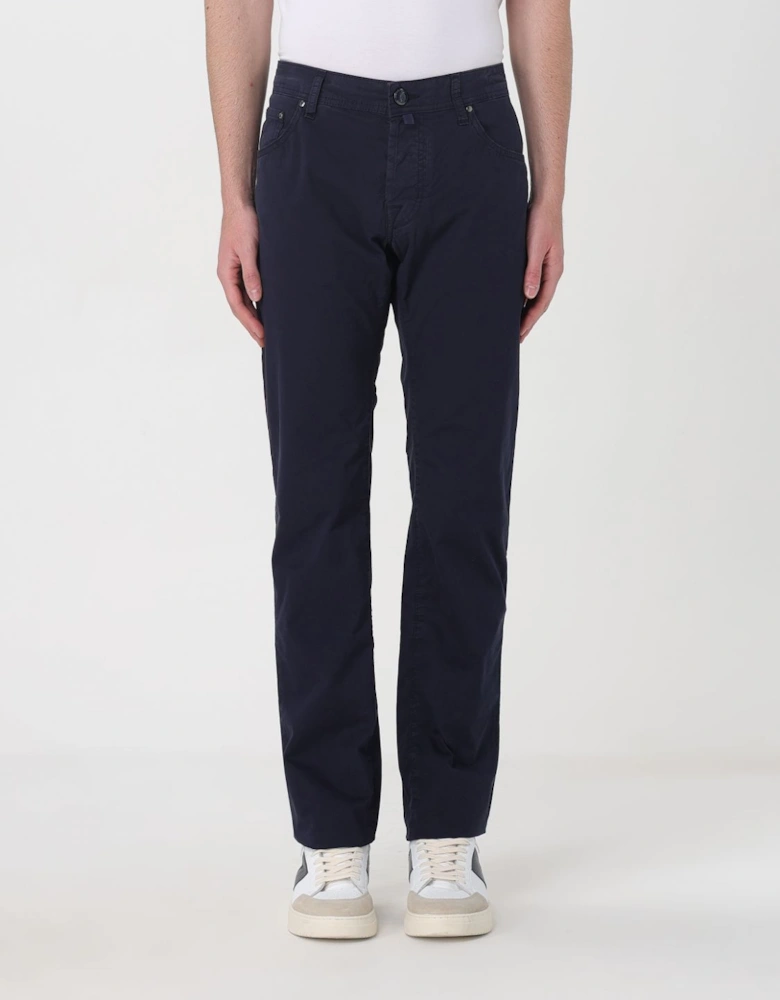 Casual Stretch Cotton Pants