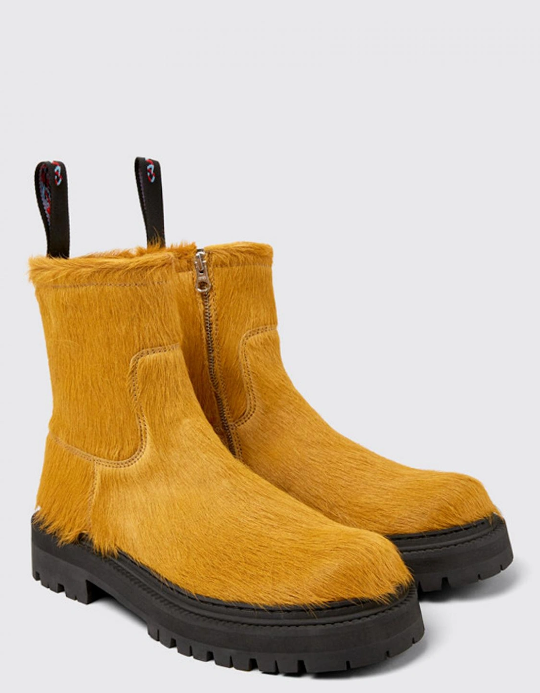 HaironHide Leather Ankle Boots