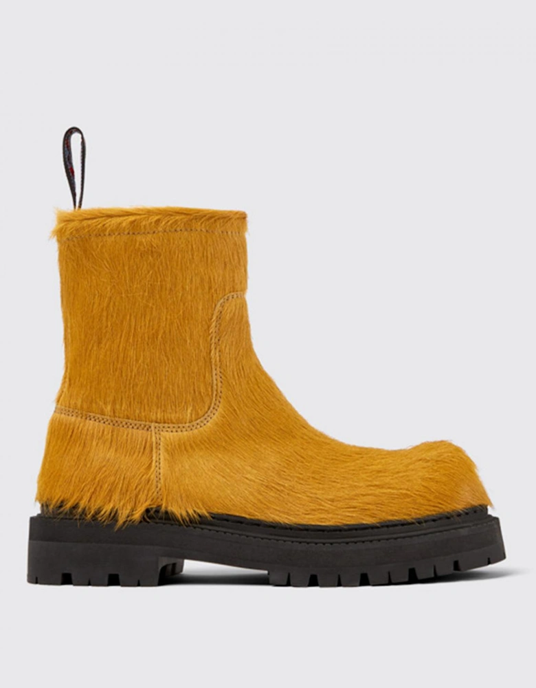 HaironHide Leather Ankle Boots