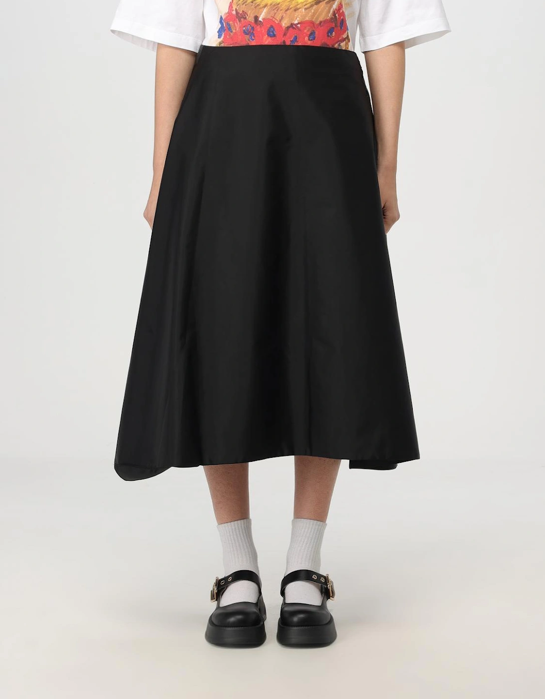 Aline Midi Skirt Asymmetrical Hem, 6 of 5