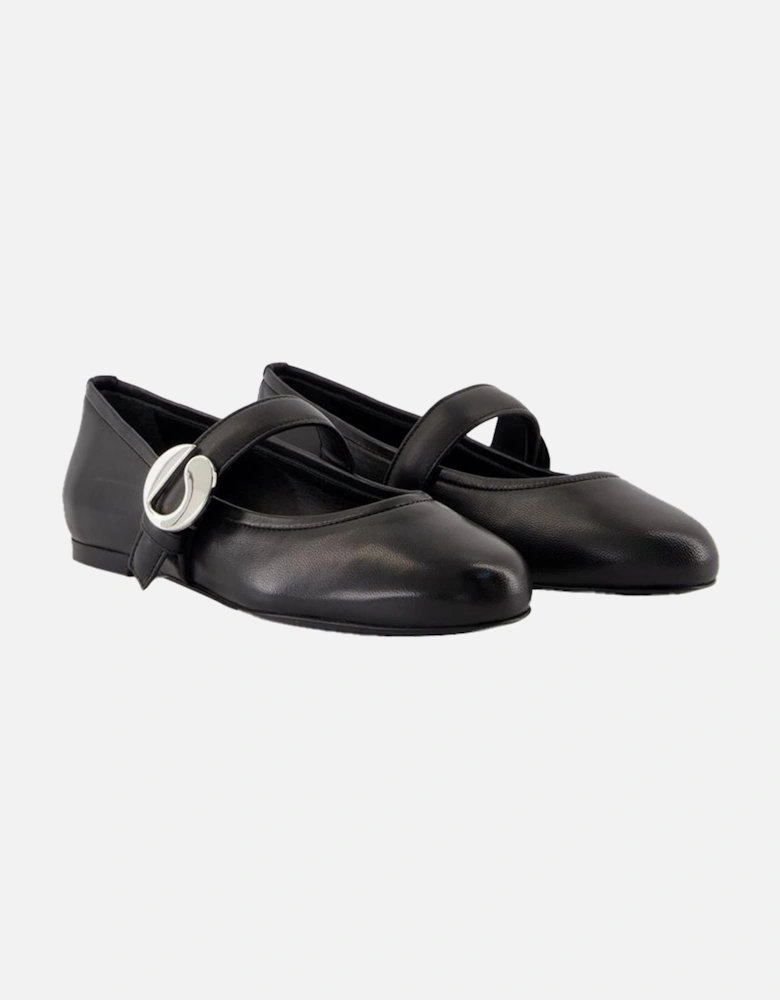 Mary Jane Flats Buckle Detail