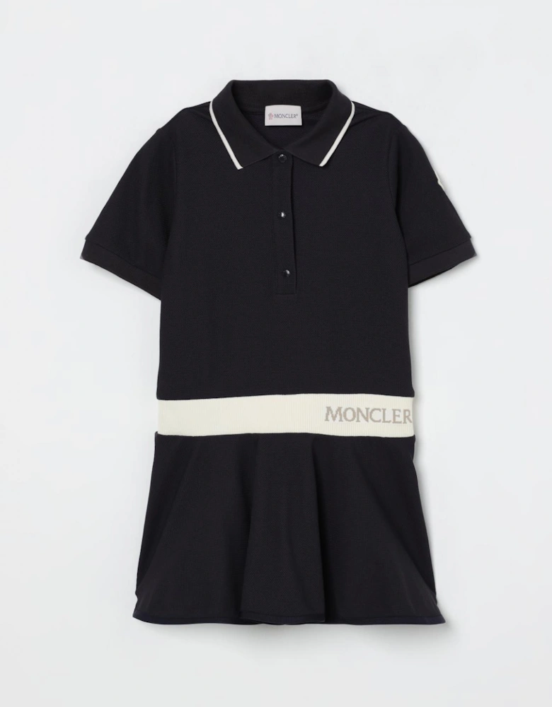 Polo Dress with Logo Band