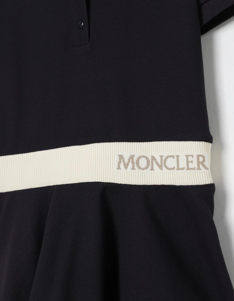 Polo Dress with Logo Band