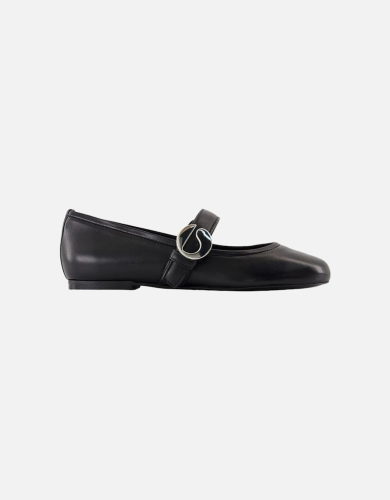 Mary Jane Flats Buckle Detail