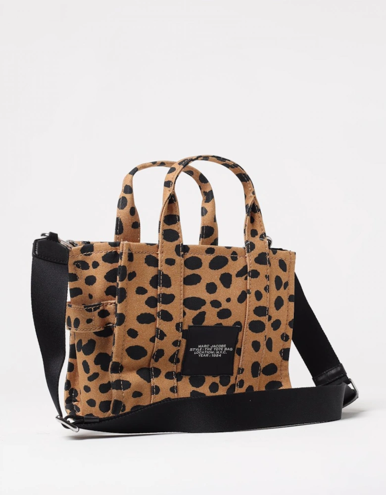 Mini Tote Leopard Print Embroidered