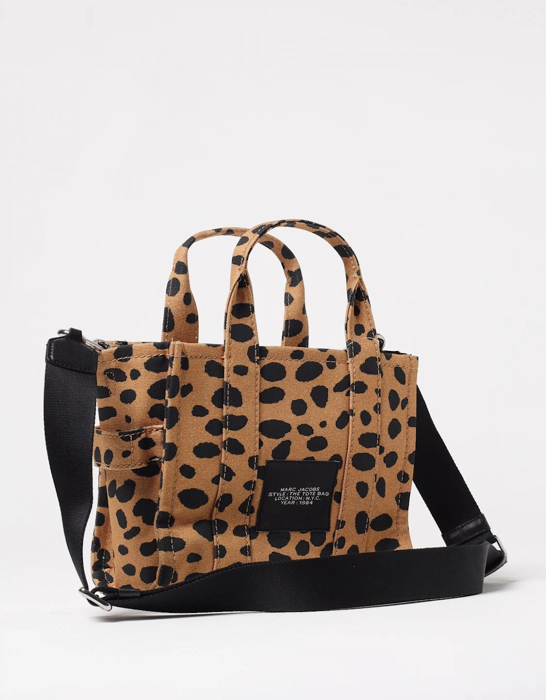 Mini Tote Leopard Print Embroidered