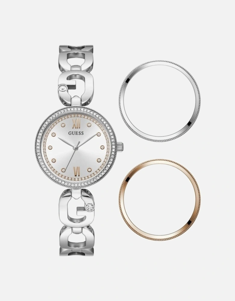 Silver Wristwatch Interchangeable