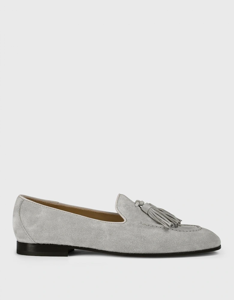 Suede Tassel Loafers