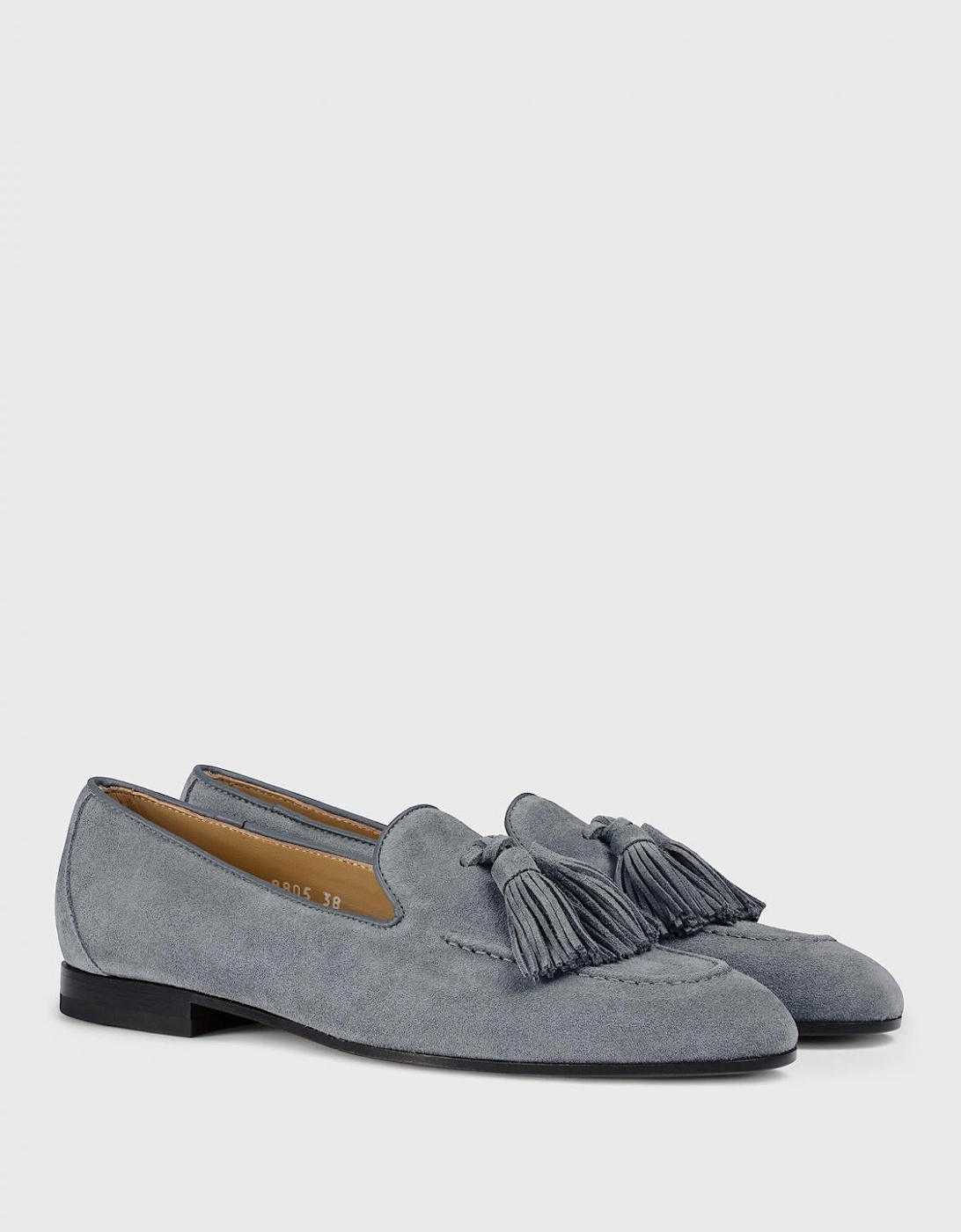 Suede Tassel Loafers