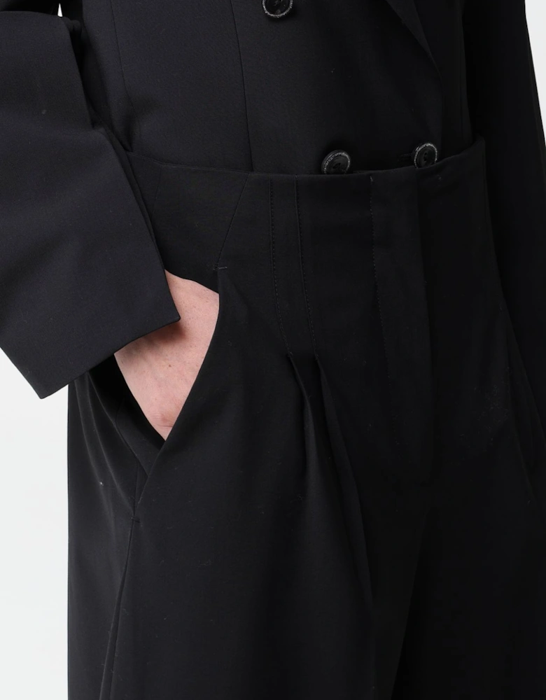 Tailored Pleated Cuffed Shorts
