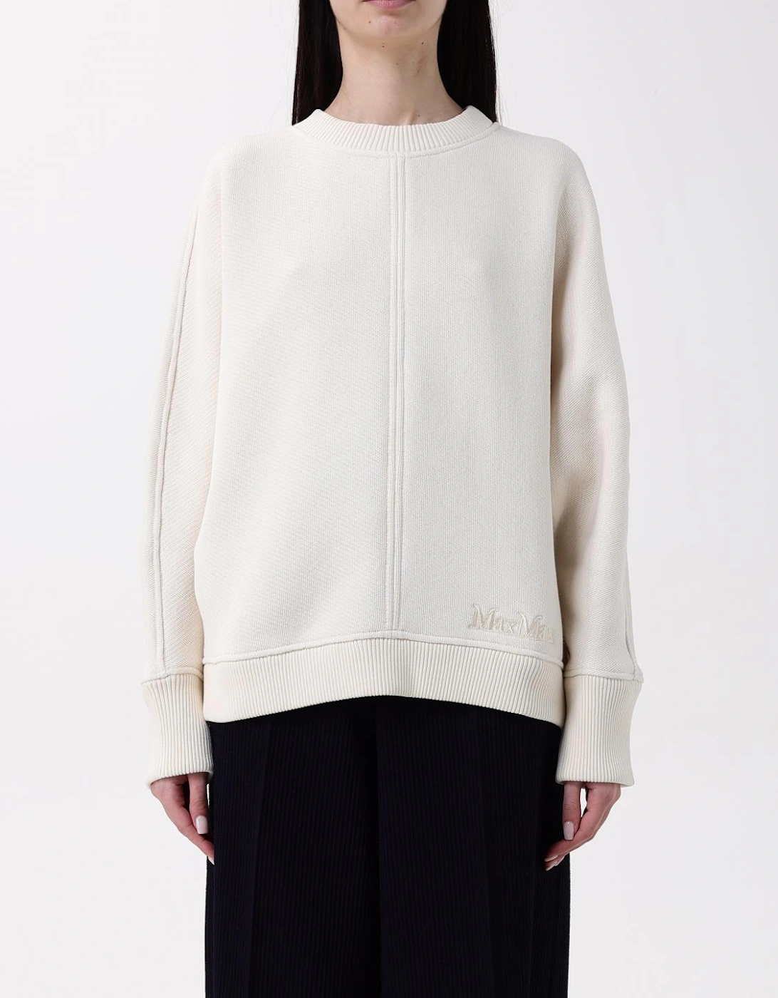 Cotton Crew Neck Pullover Sweater