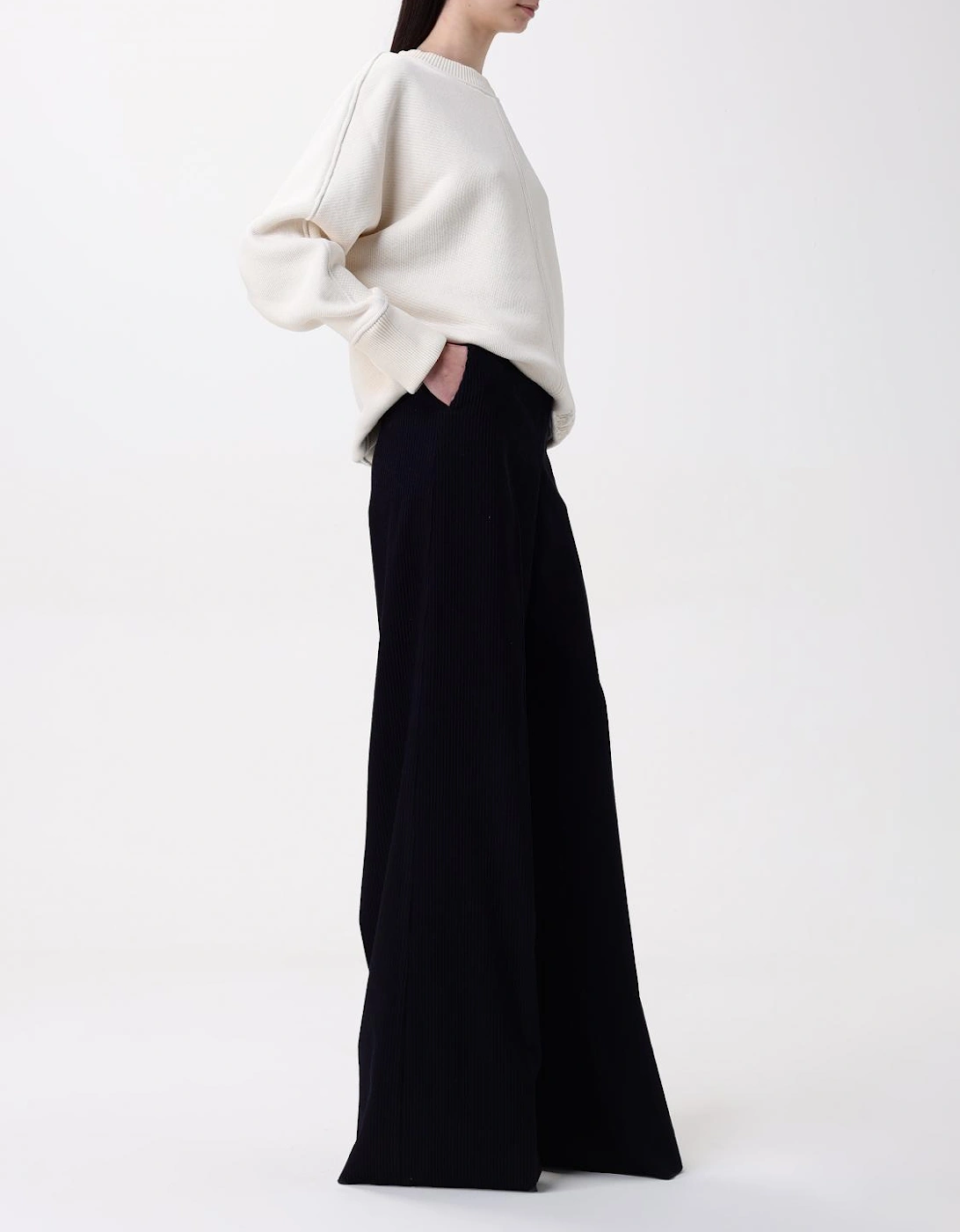 Cotton Crew Neck Pullover Sweater