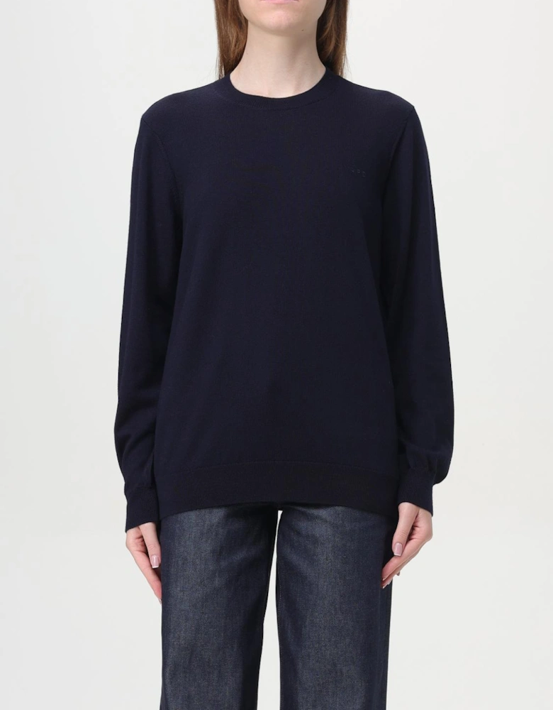 Crew Neck Wool Pullover Sweater