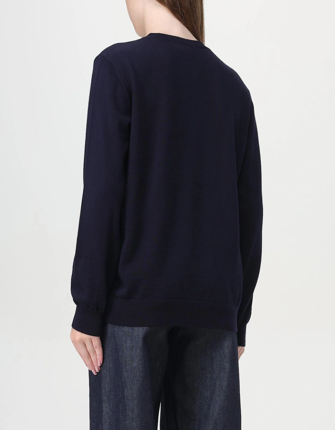 Crew Neck Wool Pullover Sweater