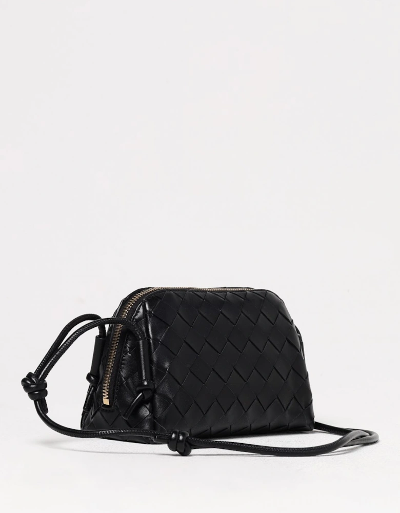 Intrecciato Cosmetic Case Woven Leather