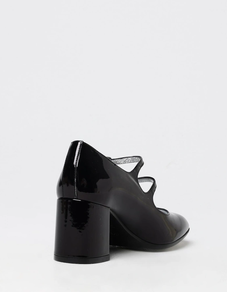 Double Strap Patent Leather Pumps