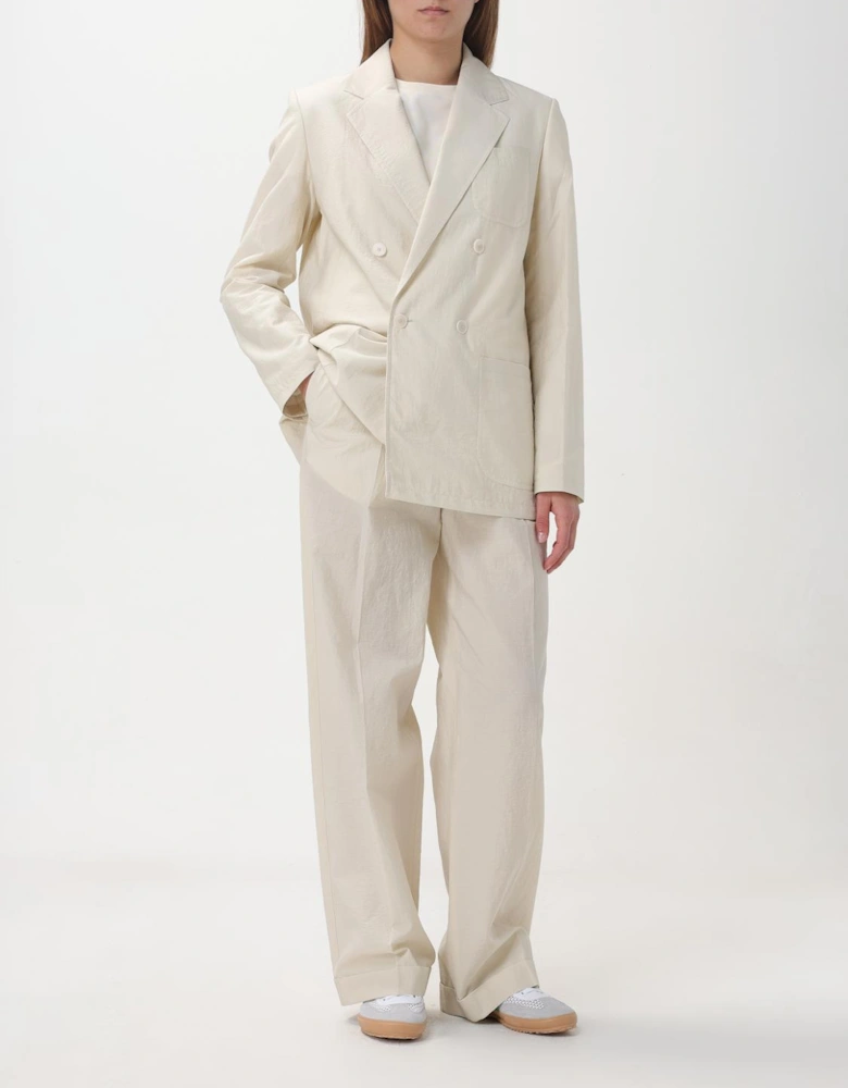 Doublebreasted Blazer Relaxed Fit Cotton