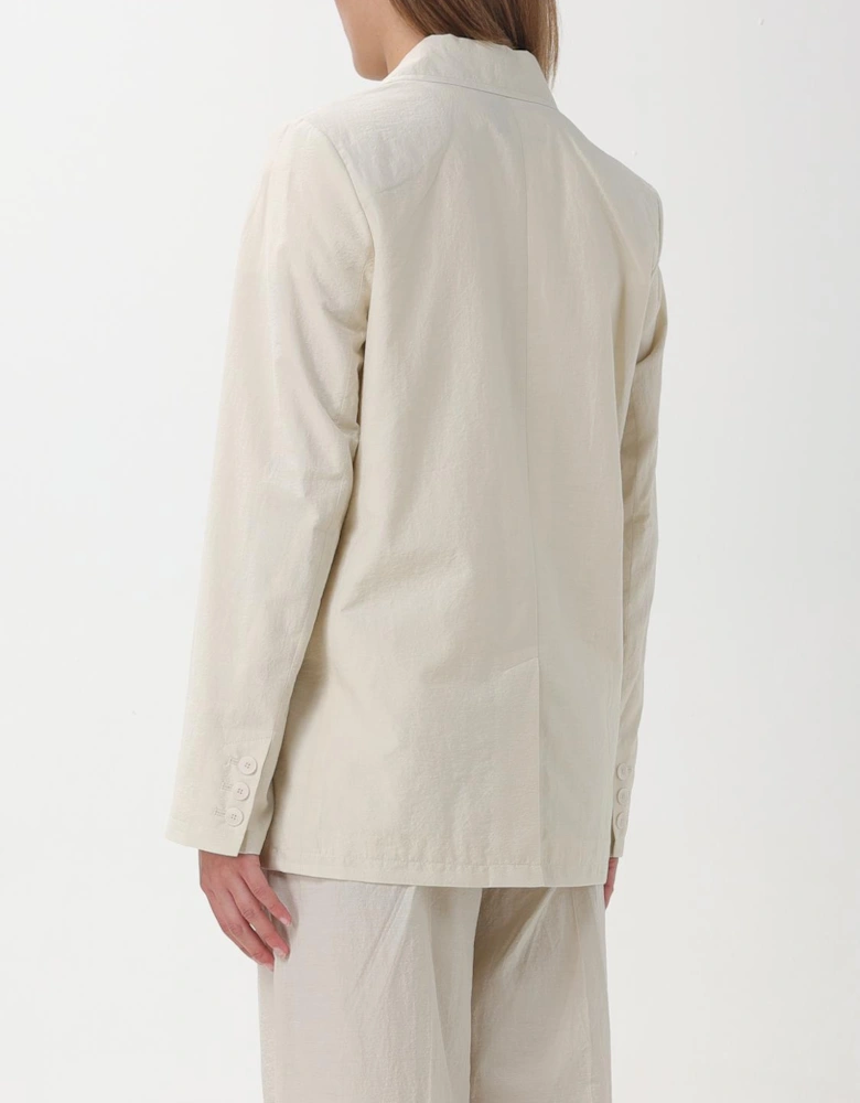Doublebreasted Blazer Relaxed Fit Cotton