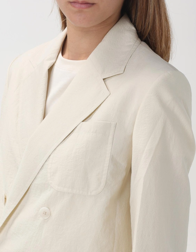 Doublebreasted Blazer Relaxed Fit Cotton