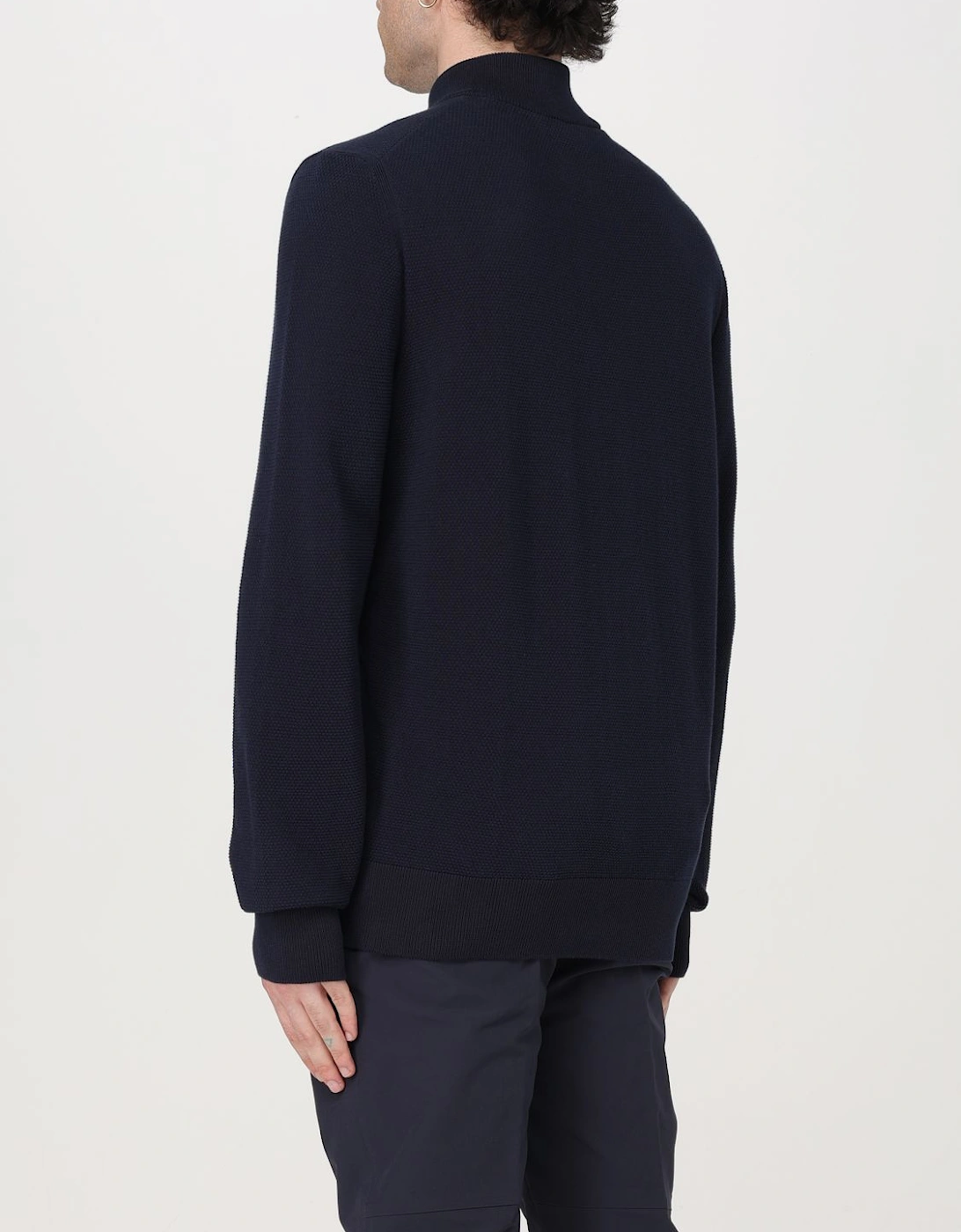 Mock Neck Zip Pullover Sweater, 5 of 4