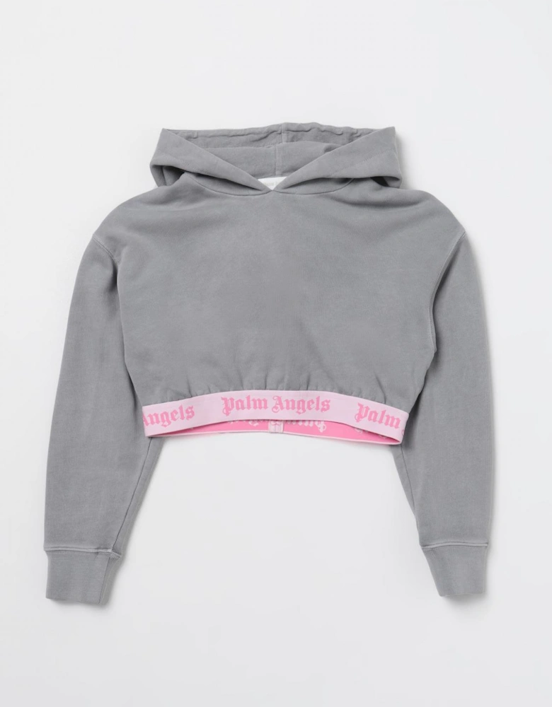 Cropped Hoodie Knitwear