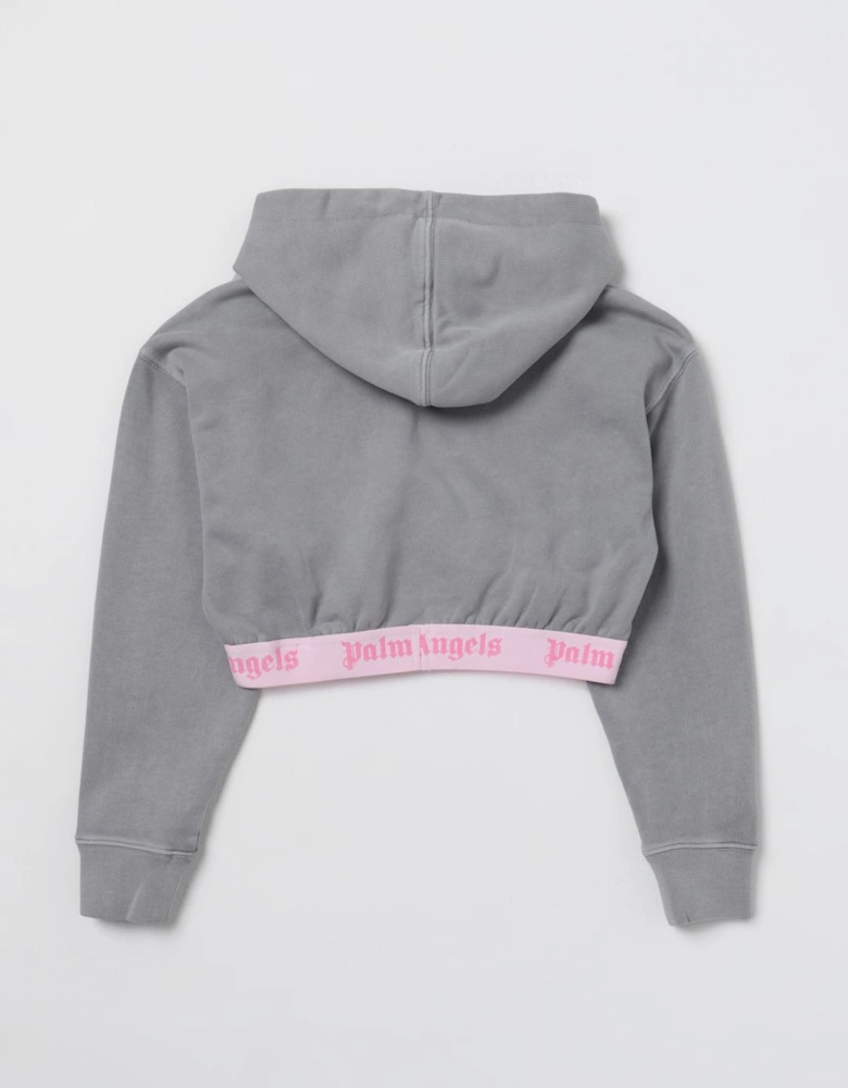 Cropped Hoodie Knitwear