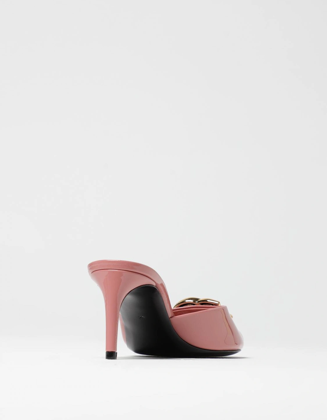 Patent Leather Pumps Gold Accent
