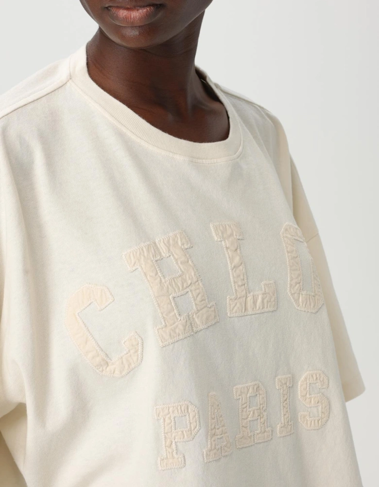 Chlo Paris Embroidered Crop Top