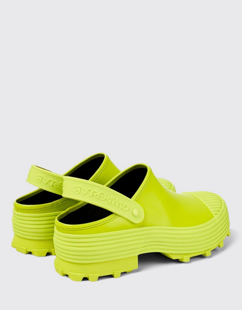 Traktori Clog Platform Rubber Sole