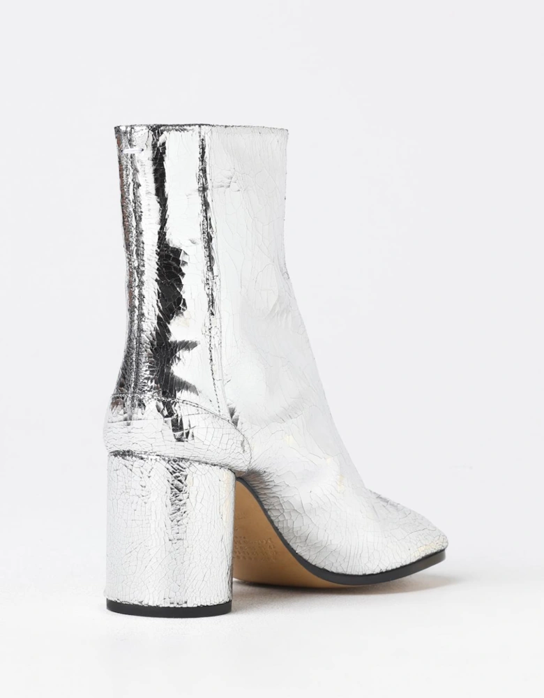 Replica Crackled Leather Boots