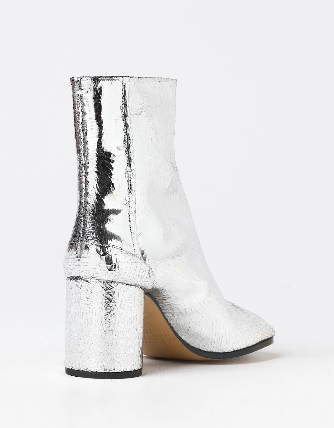 Replica Crackled Leather Boots