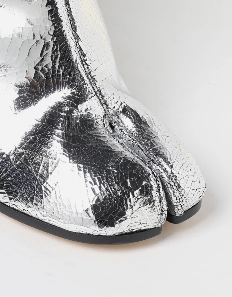 Replica Crackled Leather Boots