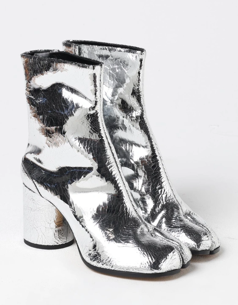 Replica Crackled Leather Boots