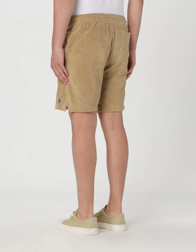 Drawstring Terry Cloth Shorts