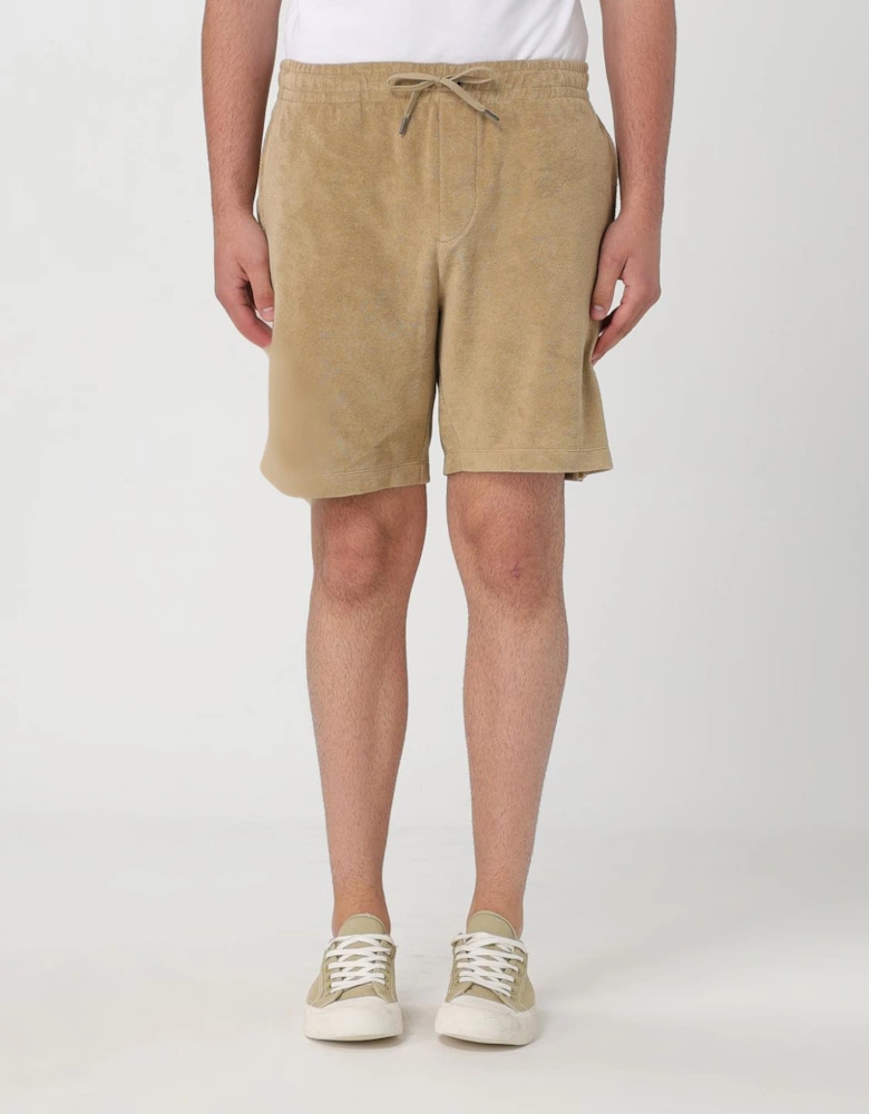 Drawstring Terry Cloth Shorts