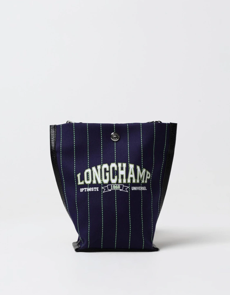 Pinstripe Crossbody Bag