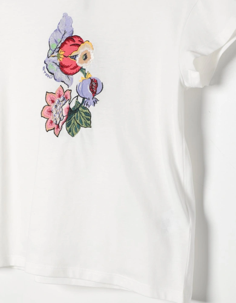 Floral Embroidered TShirt