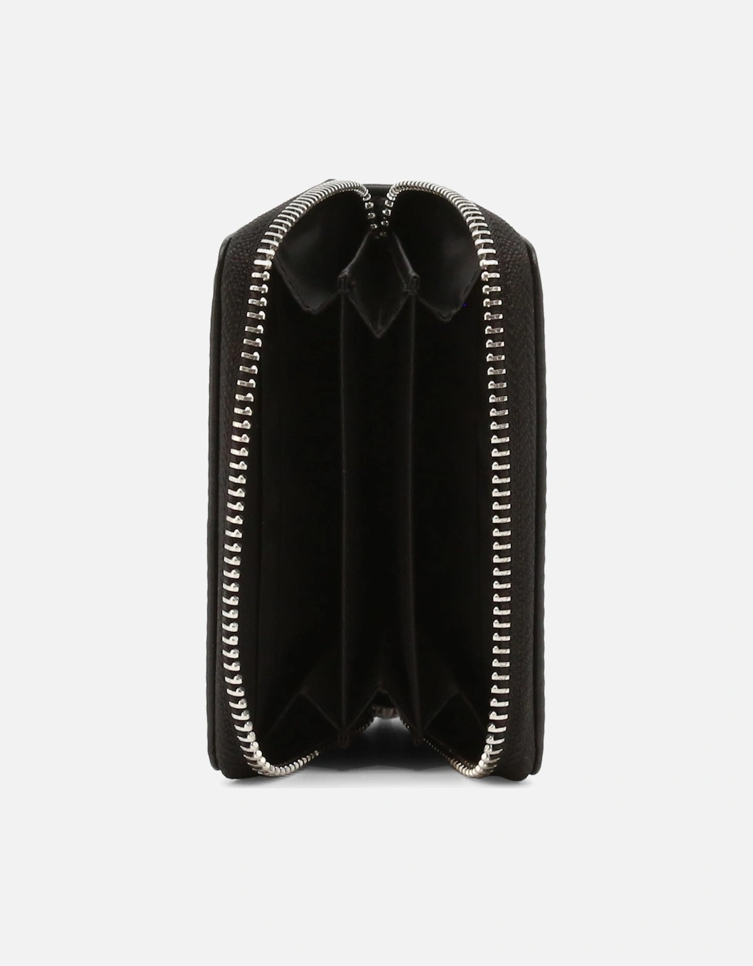 tudded Zip Wallet Black