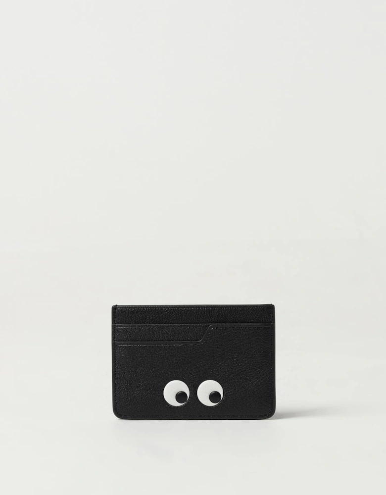 Eyes Card Holder Leather Wallet