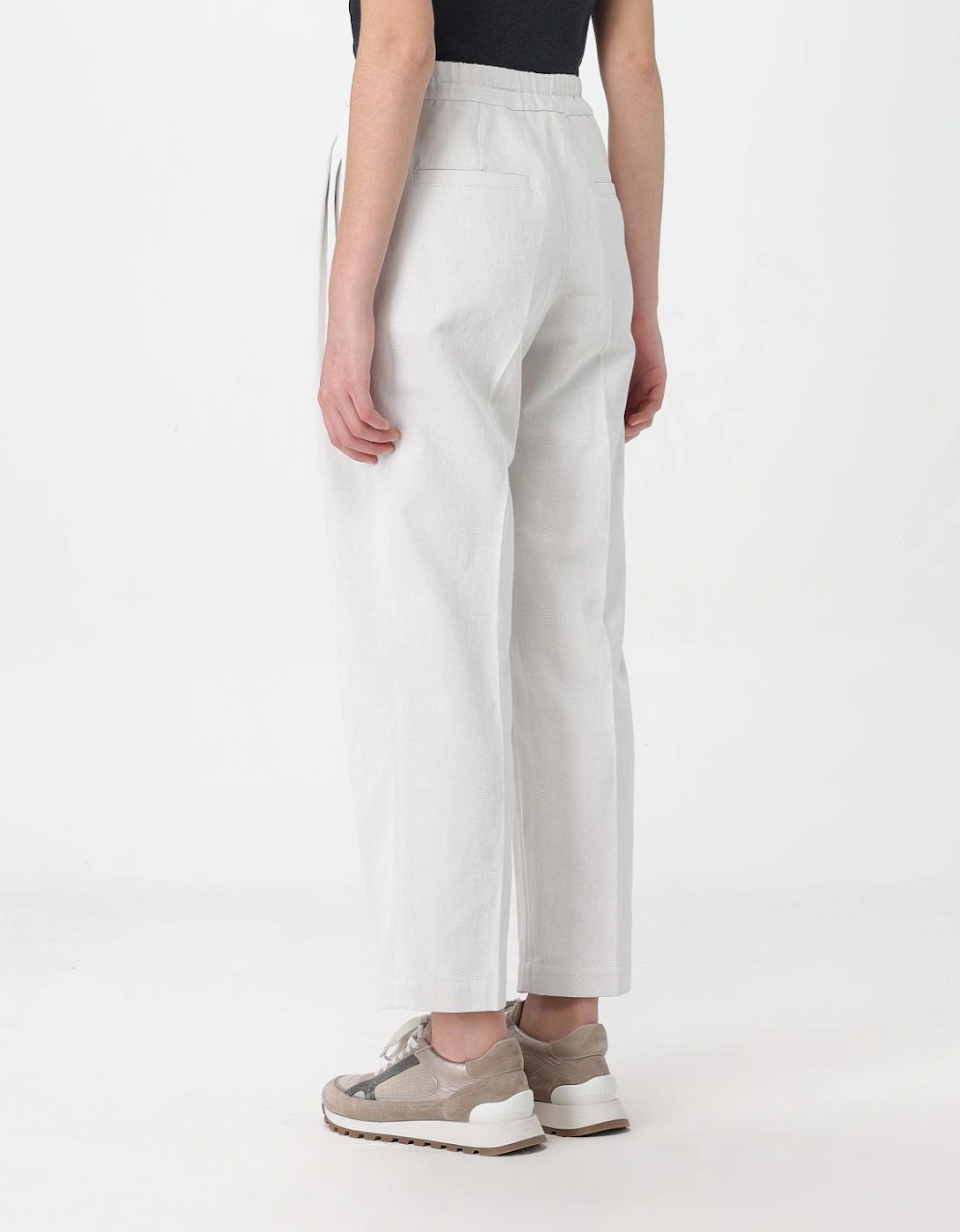 Linen Pleated Casual Pants