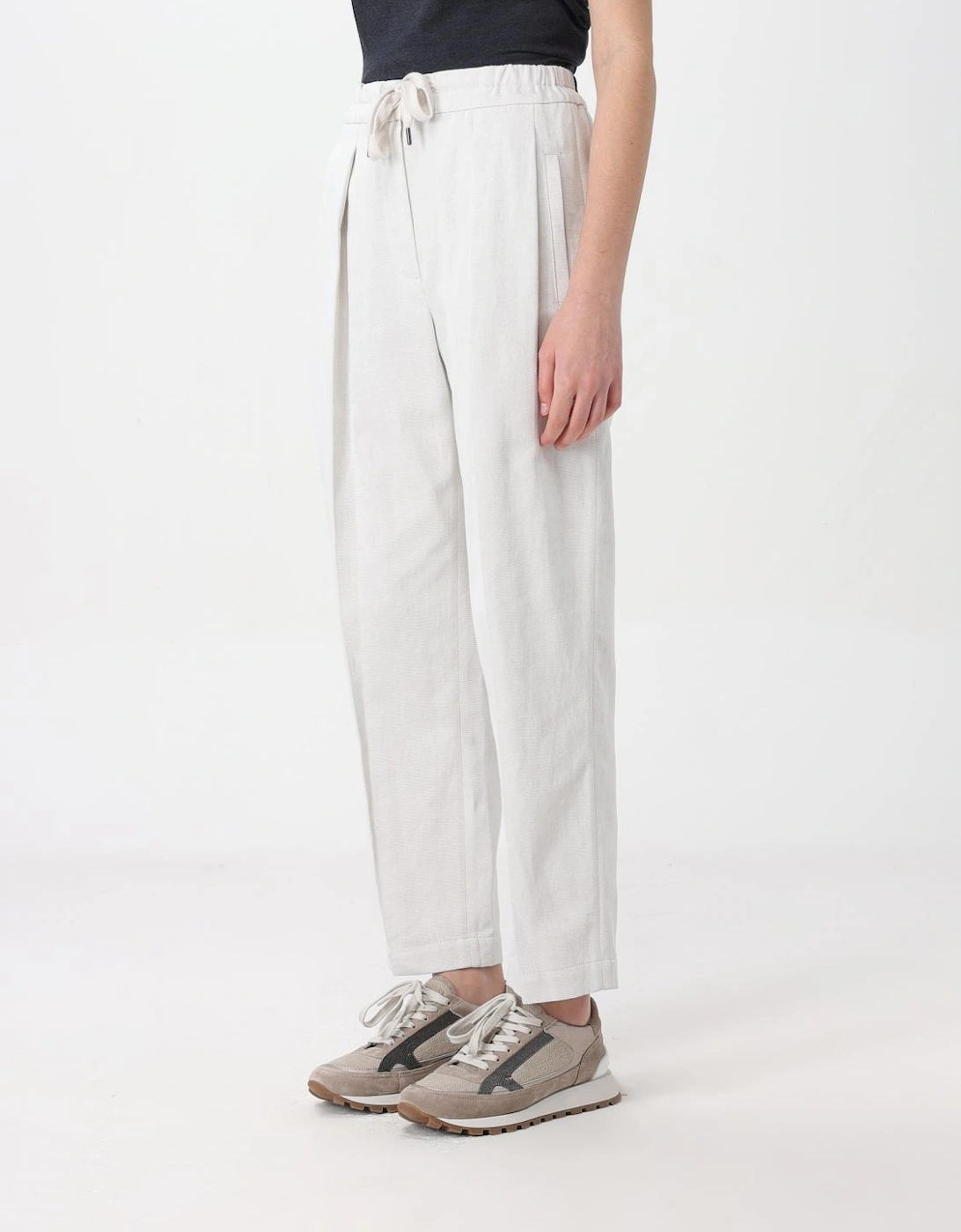 Linen Pleated Casual Pants