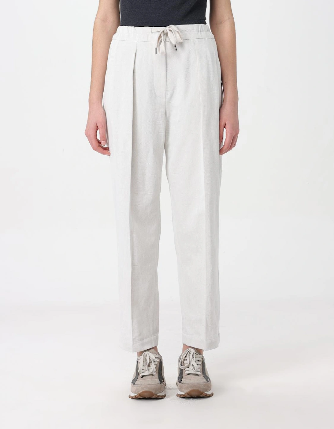 Linen Pleated Casual Pants, 6 of 5