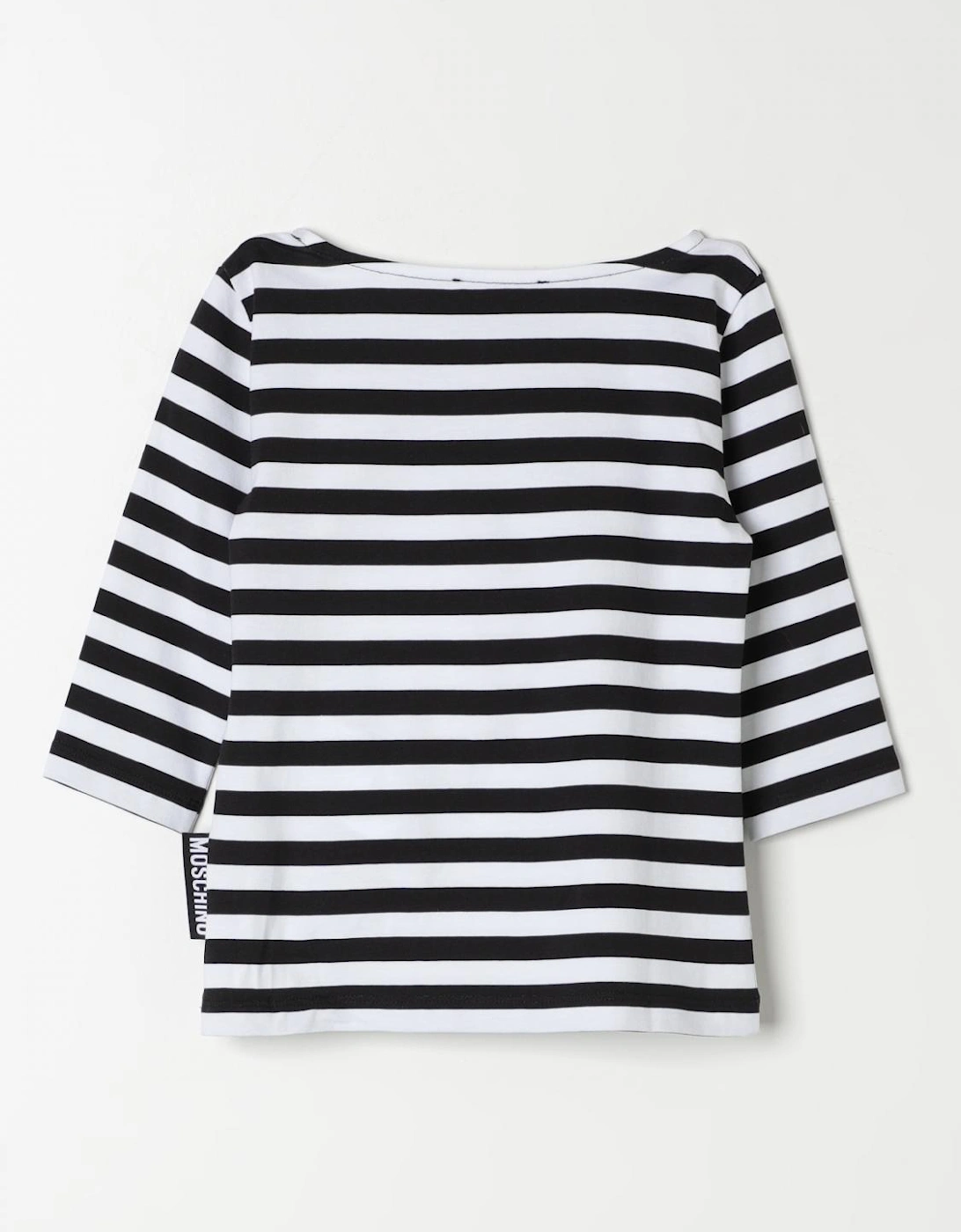 Kids Question Mark Striped Top