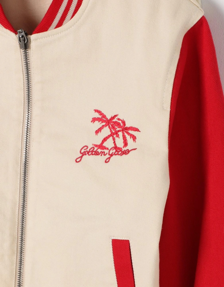 Kids Palm Tree Bomber Jacket