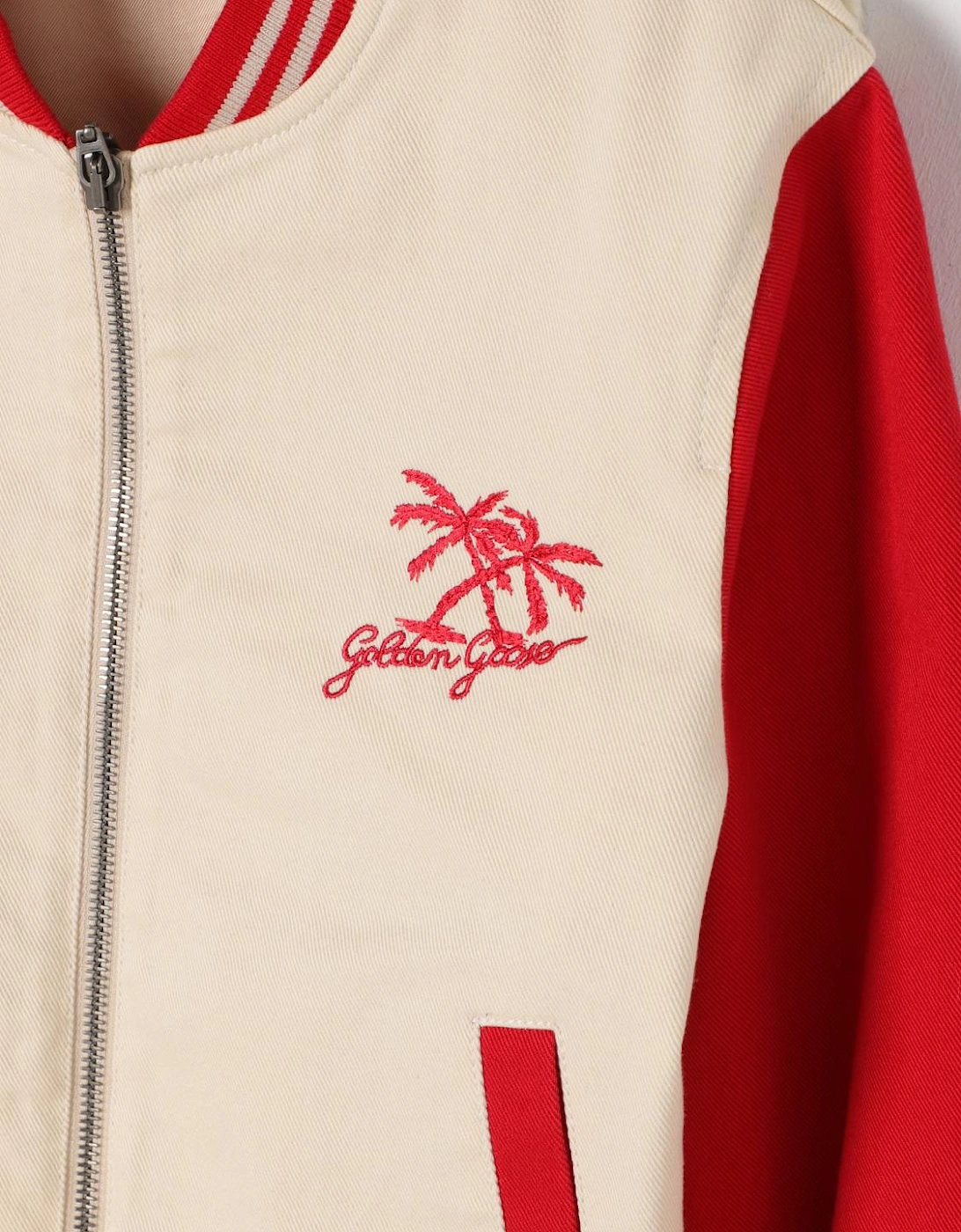 Kids Palm Tree Bomber Jacket