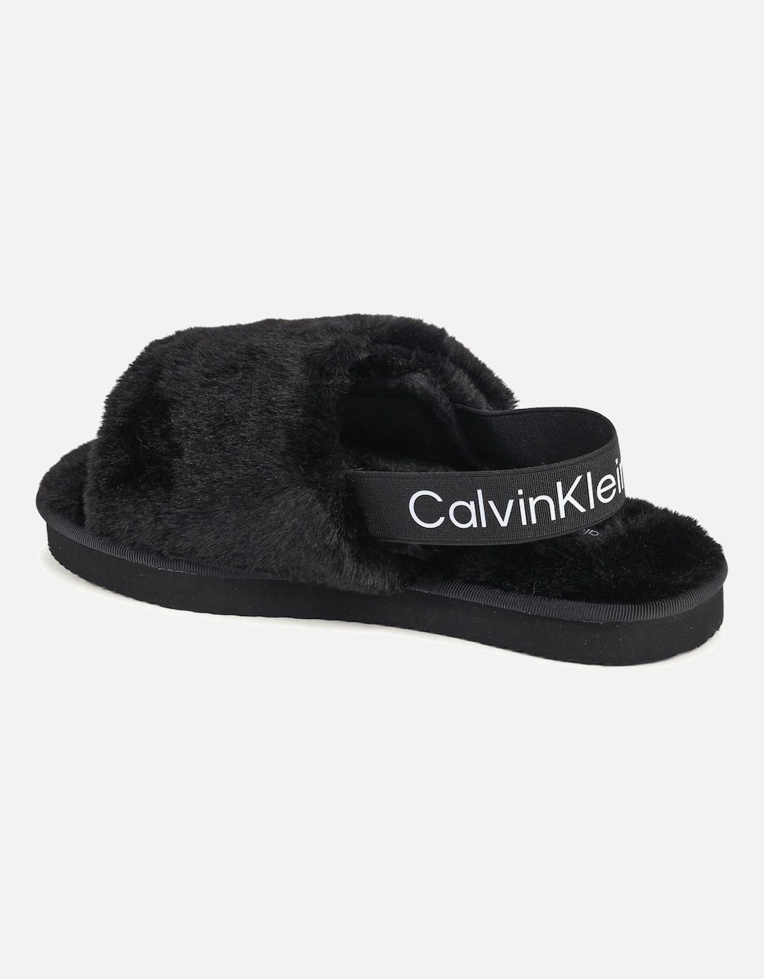Recycled Polyester Slippers with Logo Detailing
