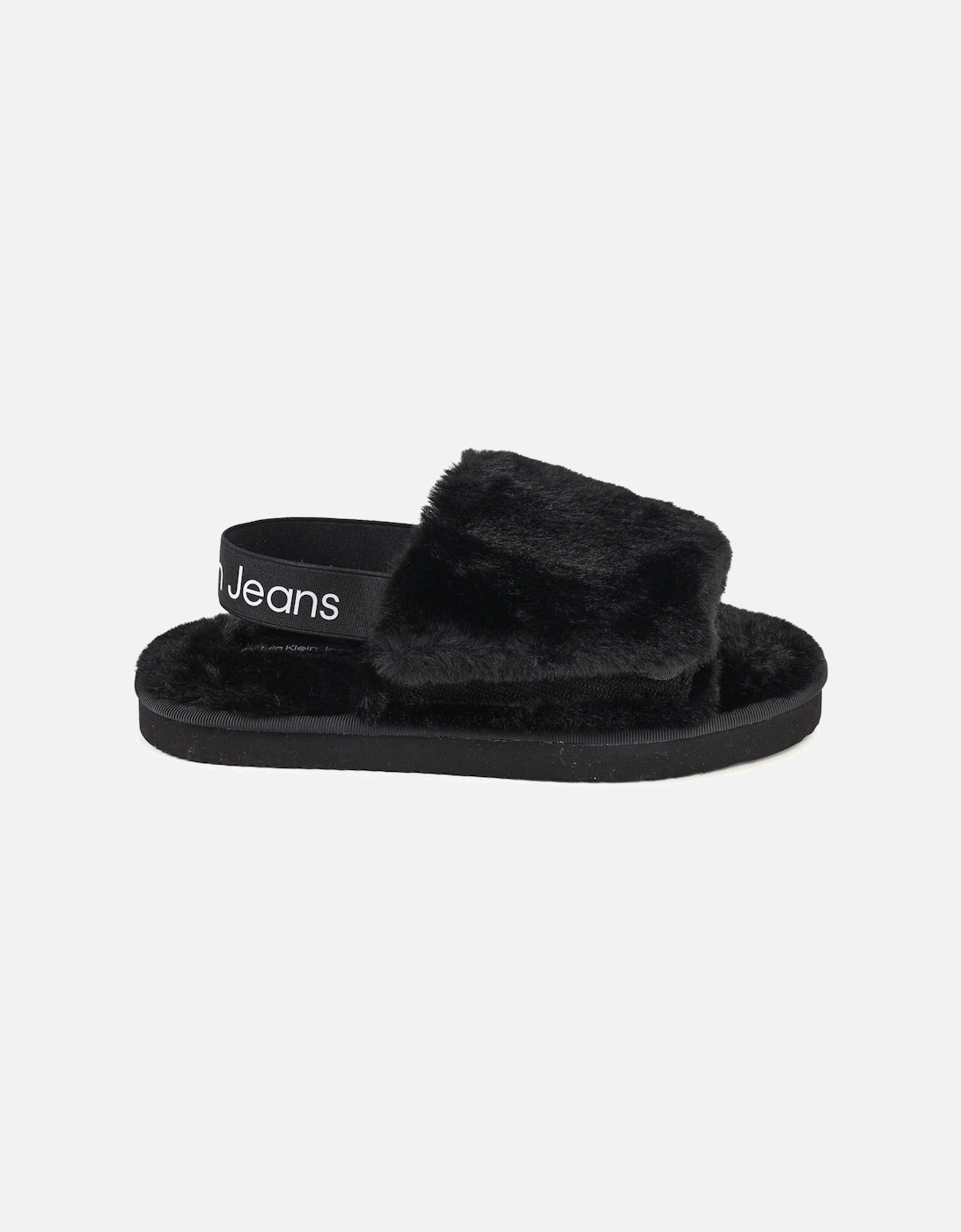 Recycled Polyester Slippers with Logo Detailing, 4 of 3