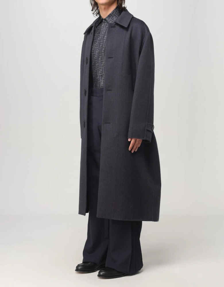 Oversized Wool Coat Relaxed Fit